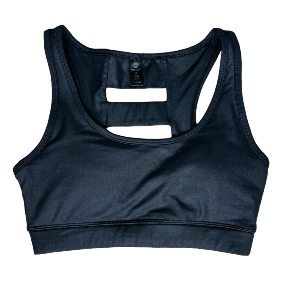 EUC 90 Degrees Black Sports Bra (C-1)